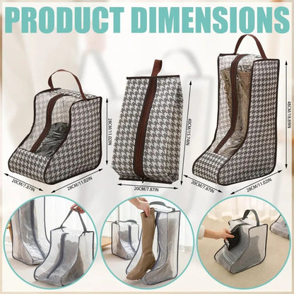 Waterproof Boot Storage Bag and Travel Shoe Organizer