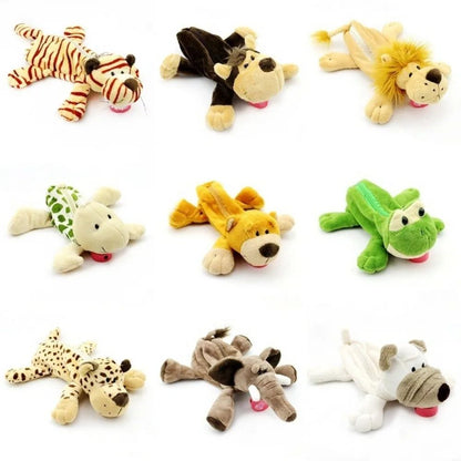 Kawaii Animal Plush Pencil Case Large Capacity Cute Storage Pouch for Kids & Students