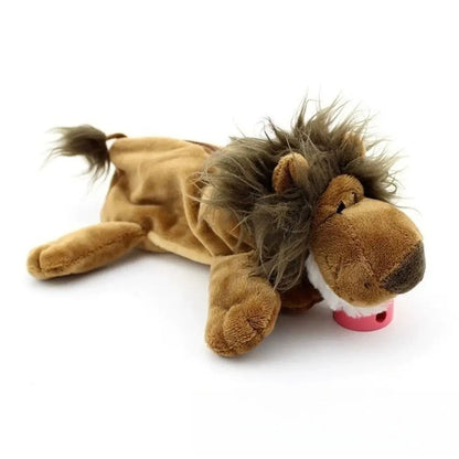 Kawaii Animal Plush Pencil Case Large Capacity Cute Storage Pouch for Kids & Students