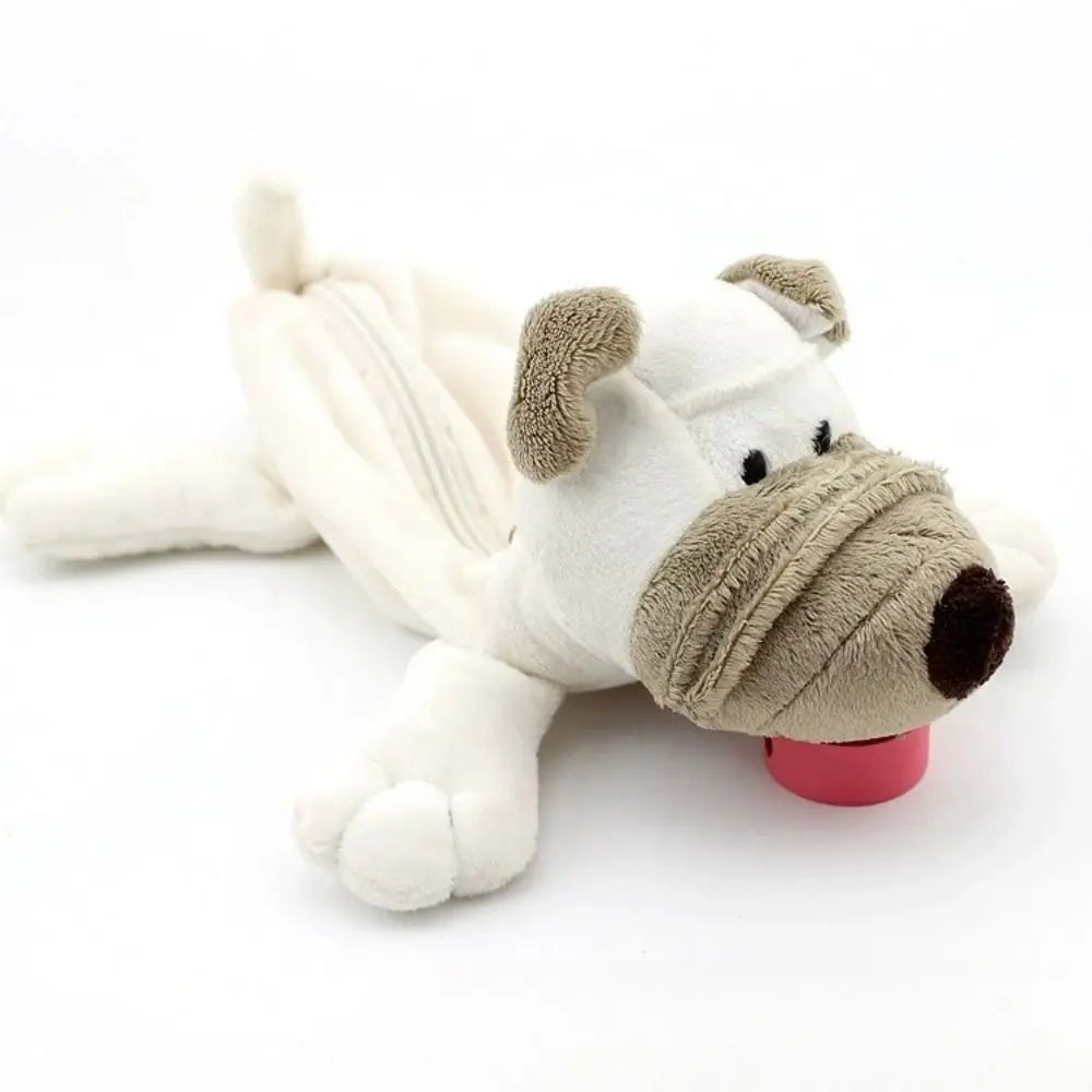 Kawaii Animal Plush Pencil Case Large Capacity Cute Storage Pouch for Kids & Students