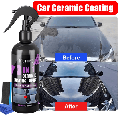 NanoShield Pro Ceramic Coating – Hydrophobic Car Paint Protection Liquid (100ml)