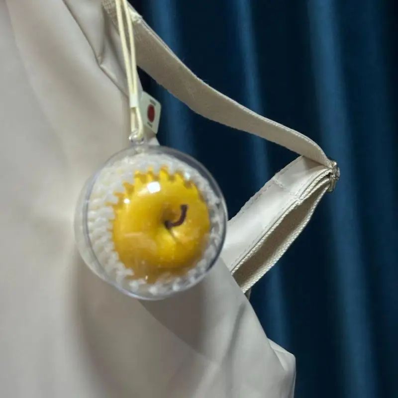 Cute Simulated Fruit Keychain Foam Pendant Bag Charm