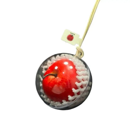 Cute Simulated Fruit Keychain Foam Pendant Bag Charm