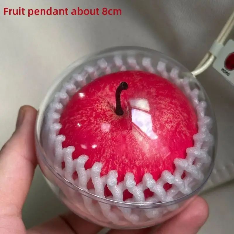 Cute Simulated Fruit Keychain Foam Pendant Bag Charm