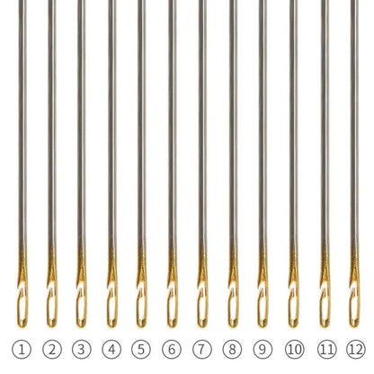 Stainless Steel Self-Threading Needle and Visual Support Interface