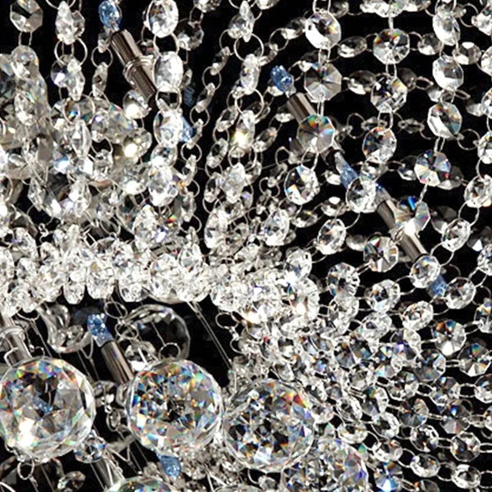 Faceted K9 Crystal Ball Prism Suncatcher – Clear Hanging Chandelier Pendant for Home Decor & Light Reflection