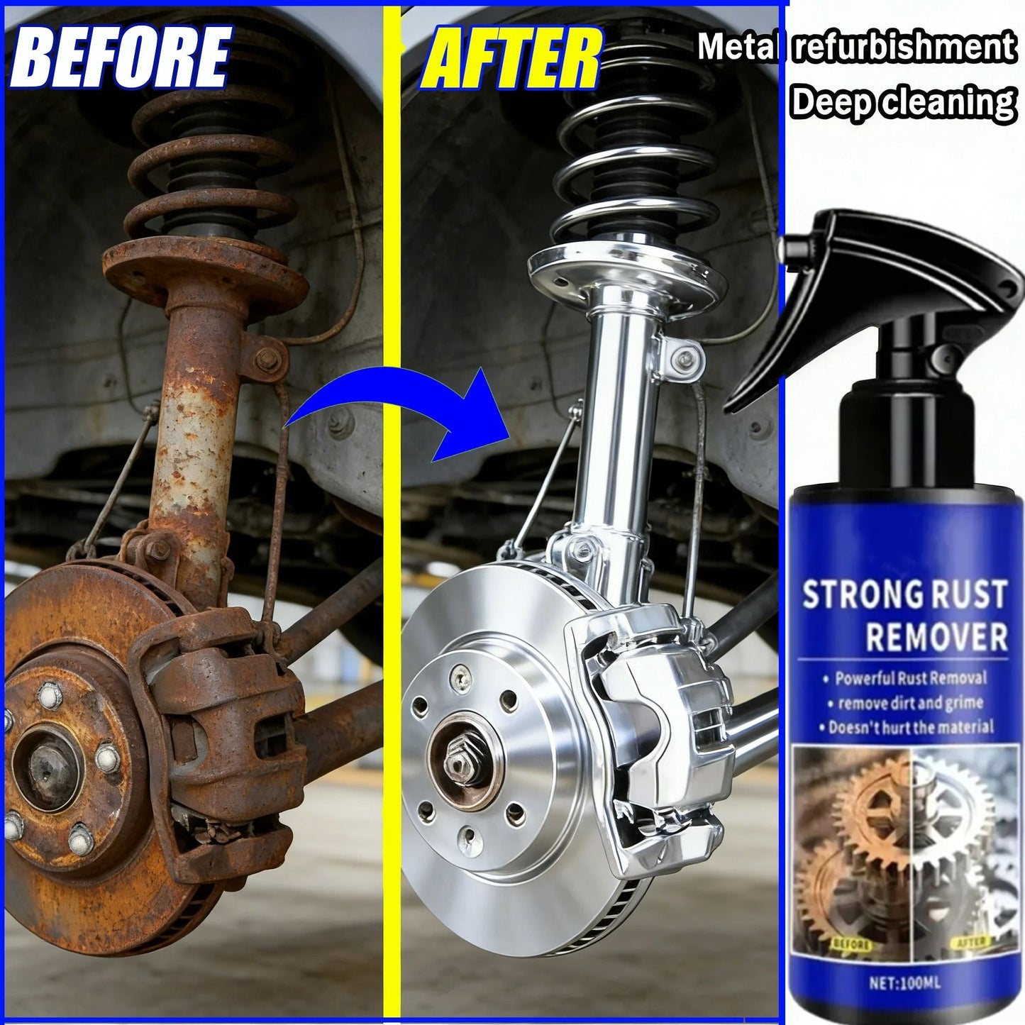 Multi-Surface Car Rust Remover & Protectant