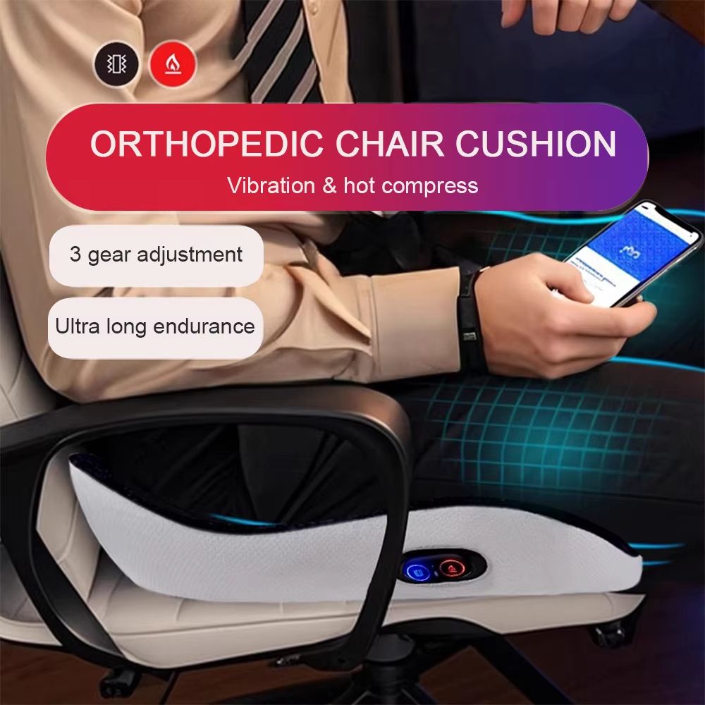Vibration Massage Cushion with Hot Compress