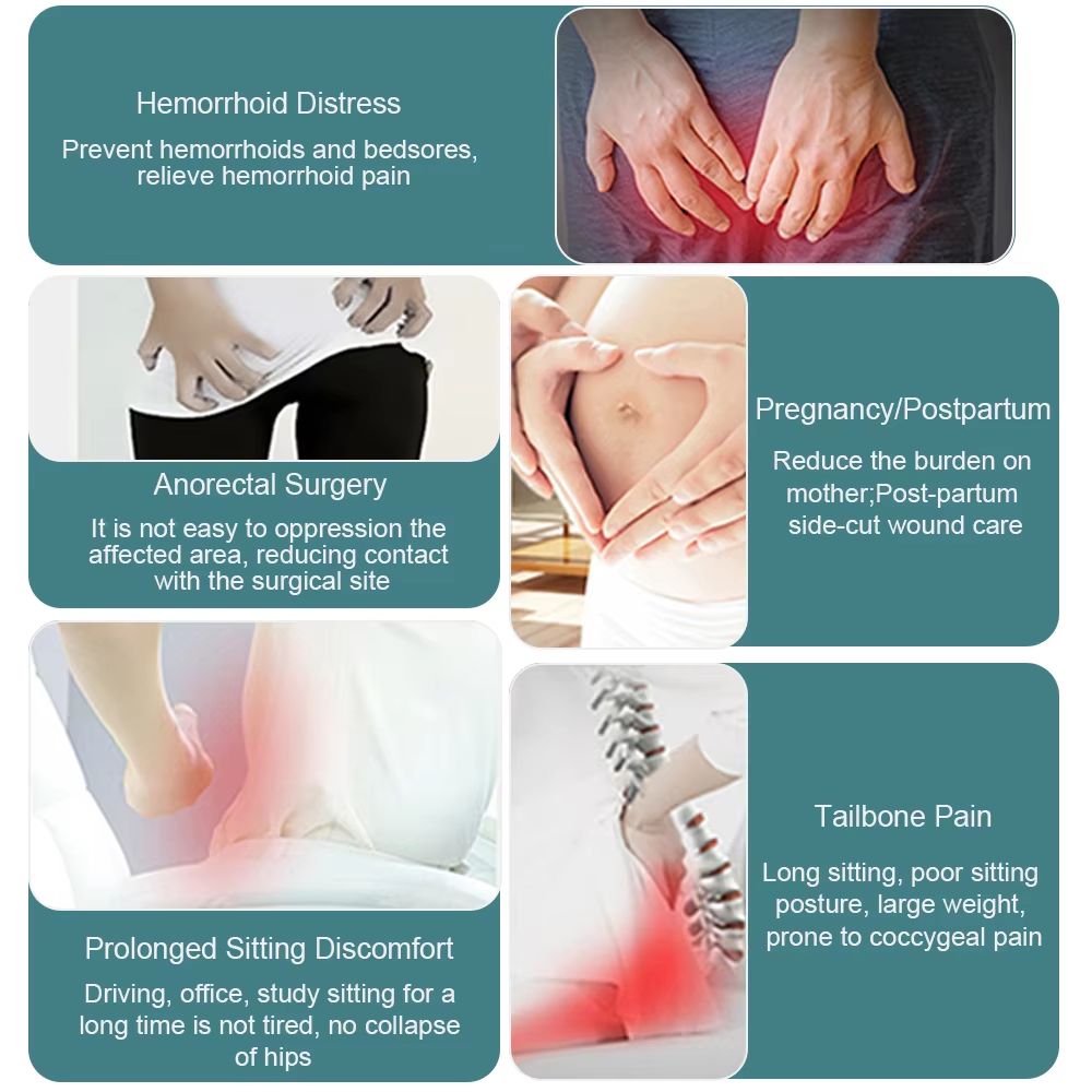 Vibration Massage Cushion with Hot Compress