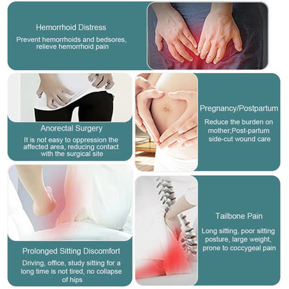 Vibration Massage Cushion with Hot Compress