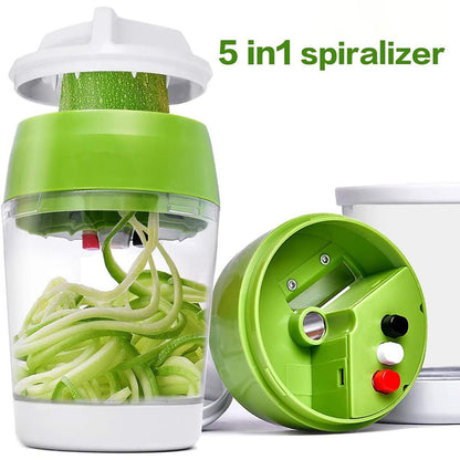 Vegetable Spiral Cutter Manual Veggie Slicer for Zucchini Noodles & Healthy Prep