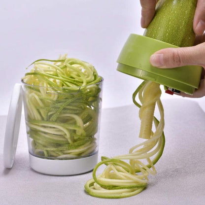 Vegetable Spiral Cutter Manual Veggie Slicer for Zucchini Noodles & Healthy Prep