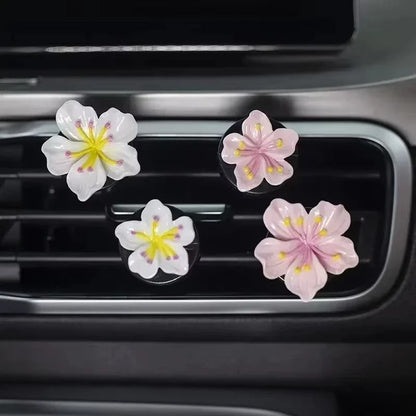 Eternal Peach Blossom Car Vent Aromatherapy Clips