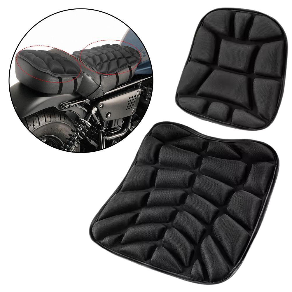 Premium Gel Motorcycle Seat Cushion Shock Absorbing Comfort for Bikes