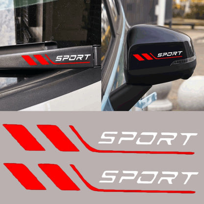 Premium Sports Car Vinyl Scratch Guard Decal for Door & Mirror