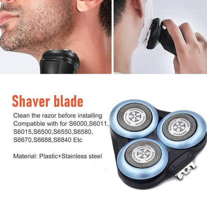 Premium S6000 Replacement Heads Electric Shaver Head Replacements