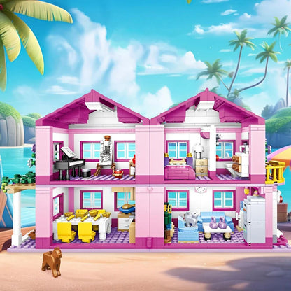 Summer Villa Building Block Set for Kids