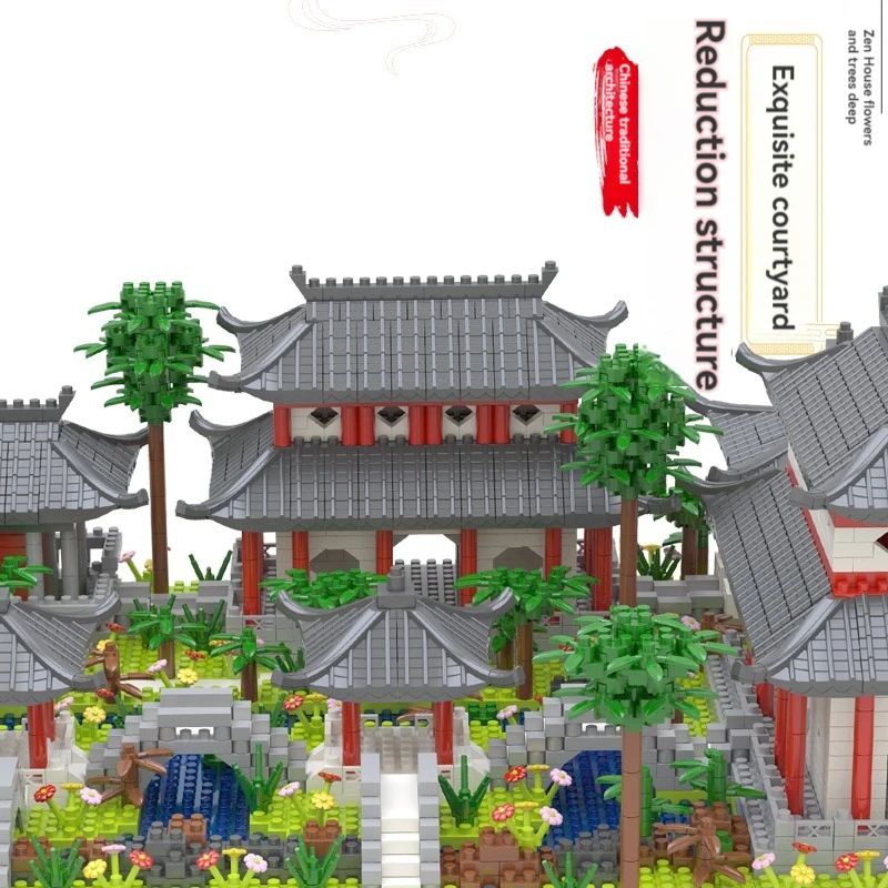 Suzhou Garden Micro Building Blocks with LED Light