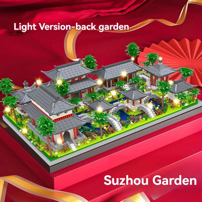Suzhou Garden Micro Building Blocks with LED Light