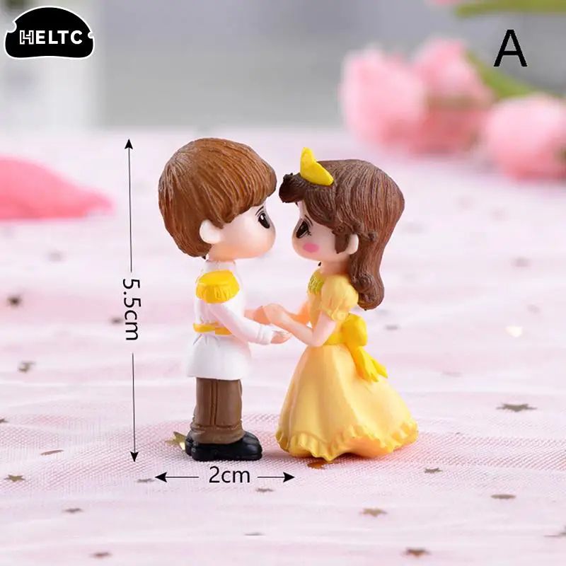 Mini Lovers Couple Garden Figurine Set – Cute Chair Animal Miniatures for Fairy Garden & Terrarium Decor