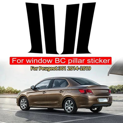 Gloss Black Precision Pillar Post Decoration Trims
