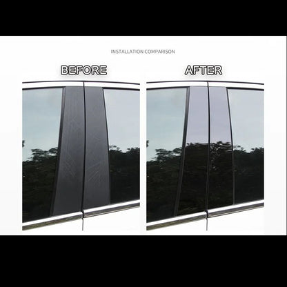 Gloss Black Precision Pillar Post Decoration Trims