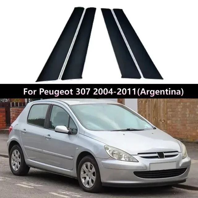 Gloss Black Precision Pillar Post Decoration Trims