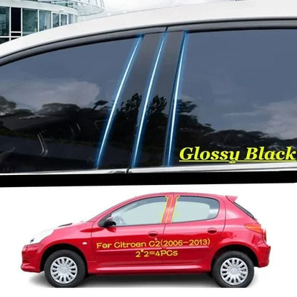 Gloss Black Precision Pillar Post Decoration Trims