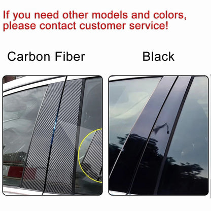 Gloss Black Precision Pillar Post Decoration Trims
