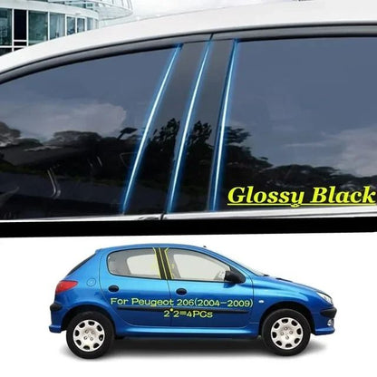 Gloss Black Precision Pillar Post Decoration Trims