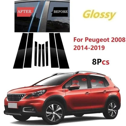 Gloss Black Precision Pillar Post Decoration Trims