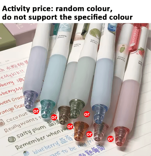 Fruit Scented Gel Pens 3D Colored Pens for School Journaling and Scrapbooking