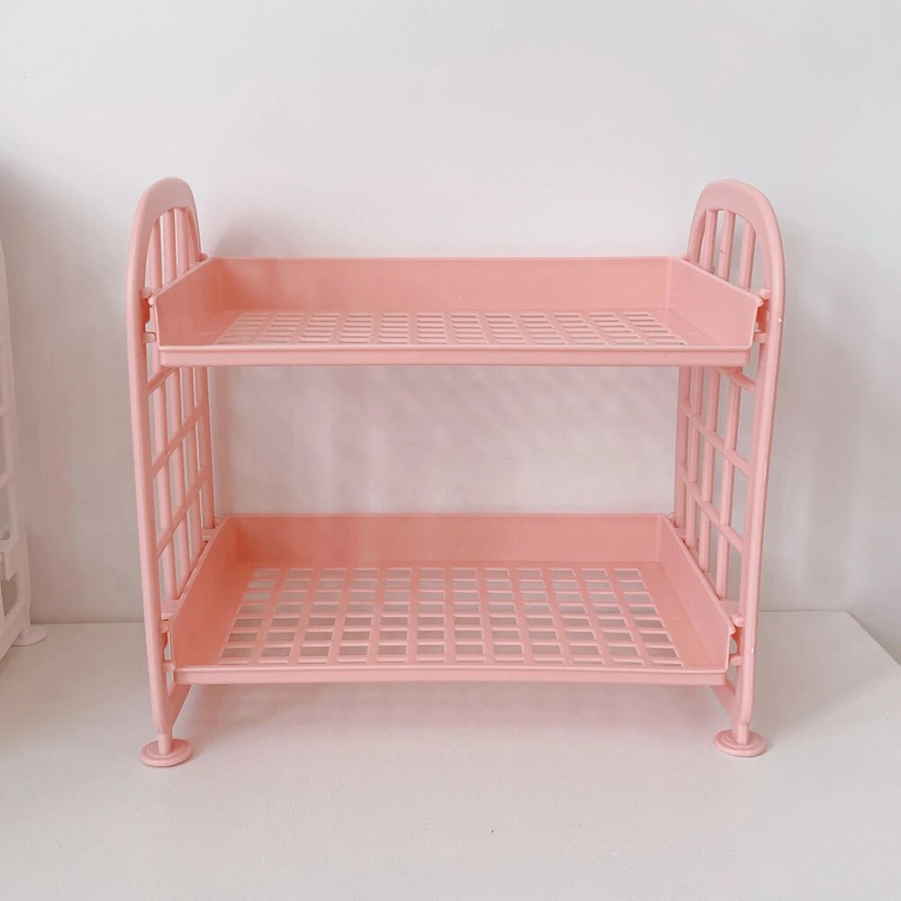 Multi Tier Desktop Storage Shelf for Dorm, Office and Study Desk