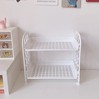 Multi Tier Desktop Storage Shelf for Dorm, Office and Study Desk