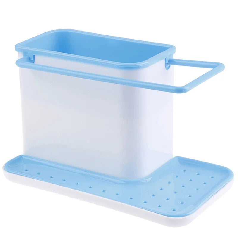 SmartSink Kitchen Sink Organizer Rack with Drip Tray & Dish Cloth Storage