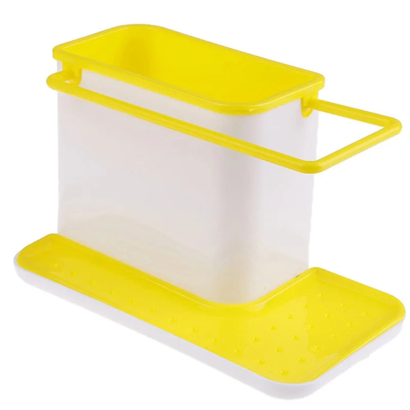 SmartSink Kitchen Sink Organizer Rack with Drip Tray & Dish Cloth Storage