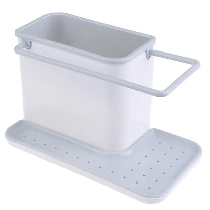 SmartSink Kitchen Sink Organizer Rack with Drip Tray & Dish Cloth Storage