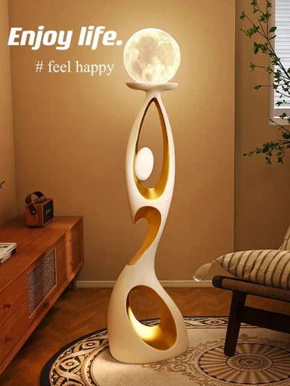 Abstract Dancing Figures Resin Sculpture Modern Nordic Luxury Home Decor Ornament