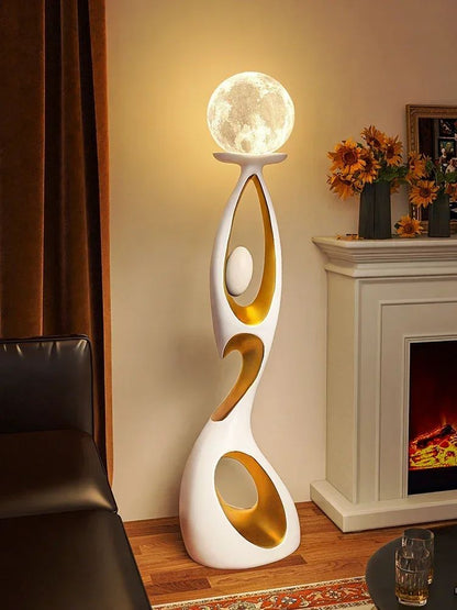 Abstract Dancing Figures Resin Sculpture Modern Nordic Luxury Home Decor Ornament