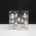 7.1 x 7.1 x 7.1 in / silver
