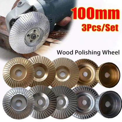 Wood Grinding Wheel Disc Set for Angle Grinder Wood Carving & Sanding