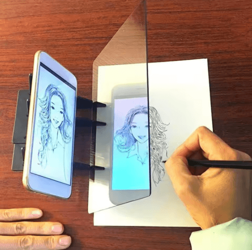 LED Projection Drawing Board for Kids Art & Tracing Practice