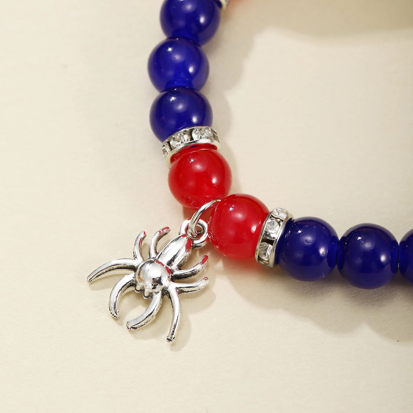 Magnetic Heart Couple Bracelets with Spider & Cat Pendants Trendy Jewelry