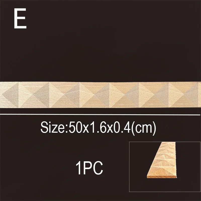 Vintage Wooden Carved Applique Trim – European Miniature Furniture Decorative Craft Accent