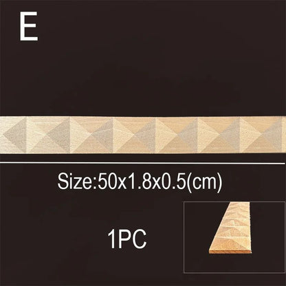 Vintage Wooden Carved Applique Trim – European Miniature Furniture Decorative Craft Accent