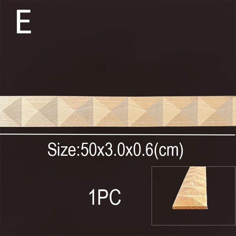 Vintage Wooden Carved Applique Trim – European Miniature Furniture Decorative Craft Accent
