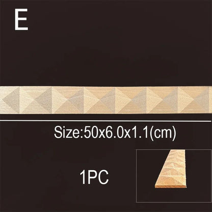 Vintage Wooden Carved Applique Trim – European Miniature Furniture Decorative Craft Accent