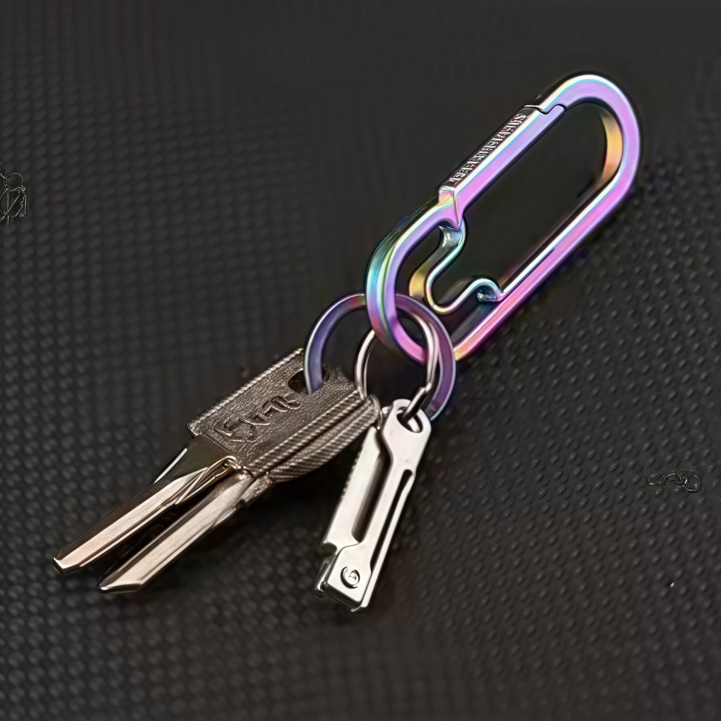 Compact Mini Folding Knife & Keychain Tool Stainless Steel Pocket Outdoor Camping Knife