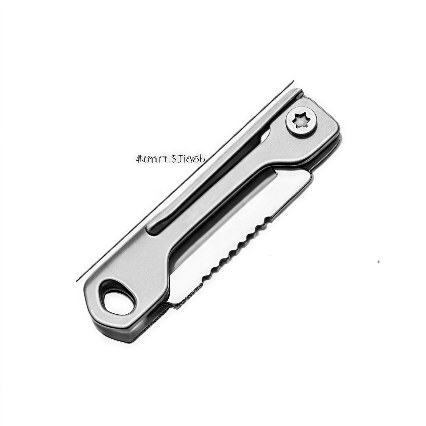 Compact Mini Folding Knife & Keychain Tool Stainless Steel Pocket Outdoor Camping Knife