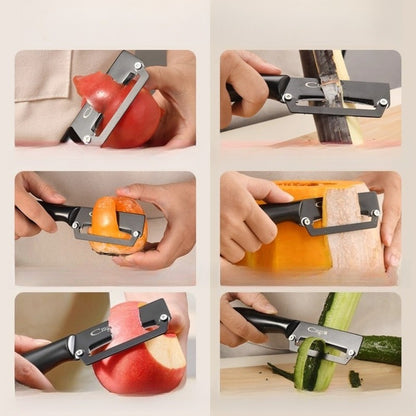Stainless Steel Vegetable Peeler and Fruit Grater Multi Tool for Easy Kitchen Prep